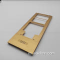 Panel frontal CNC de aluminio